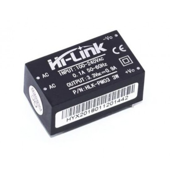ขาย power supply module HLK-PM03 AC220 to 3.3VDC ราคา 100.00 บาท ในไทย