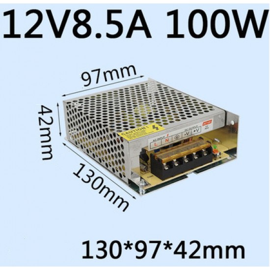 ขาย Power Supply 12V 8.5A พาวเวอร์ซัพพลาย ราคา 300.00 บาท ในไทย