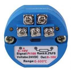 PT100 Transmitter 0-600 Celsius To 4-20mA