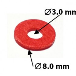แหวนรองแผ่นปริ้น แหวนฉนวน 3x8 mm