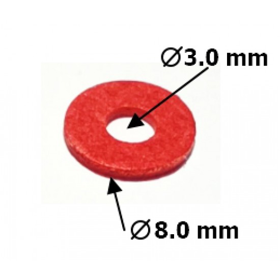 ขาย แหวนรองแผ่นปริ้น แหวนฉนวน 3x8 mm ราคา 0.50 บาท ในไทย