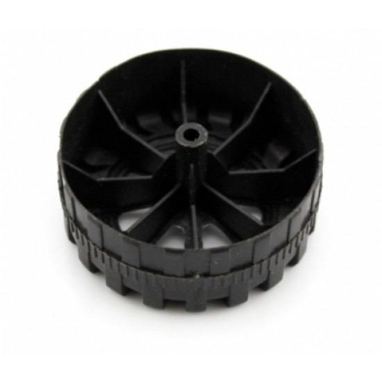 ขาย ล้อรถ พลาสติก สำหรับ smart car robot 2.9x47mm ราคา 7.00 บาท ในไทย