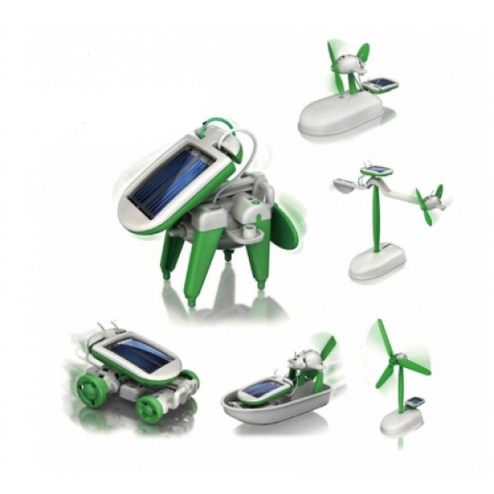 ขาย ชุดเรียนรู้หุ่นยนต์ โซล่าเซล robot kit solar  ราคา 290.00 บาท ในไทย
