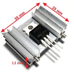 TO-220 Heat Sink ซิงค์ Aluminium ใหญ่
