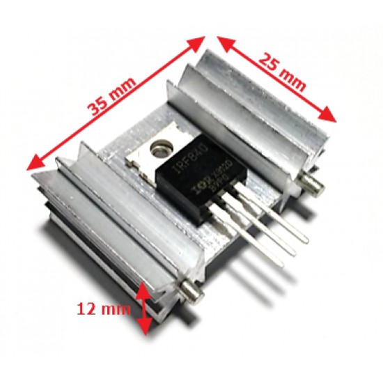 ขาย TO-220 Heat Sink ซิงค์ Aluminium ใหญ่ ราคา 15.00 บาท ในไทย