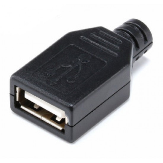 ขาย usb socket  ตัวเมีย  พร้อมฝาครอบ ราคา 7.00 บาท ในไทย