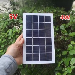 แผ่นโซล่าเซลล์ 5V 4W 210x130mm