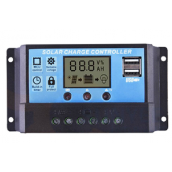 ขาย โซล่า ชาร์จเจอร์ 12V/24V Auto 30A ราคา 160.00 บาท ในไทย