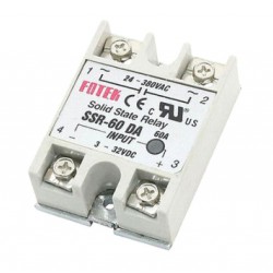 Solid State Relay 3-32V DC TO 24-380 AC (SSR-60 DA) โซลิตสเตจ รีเลย์