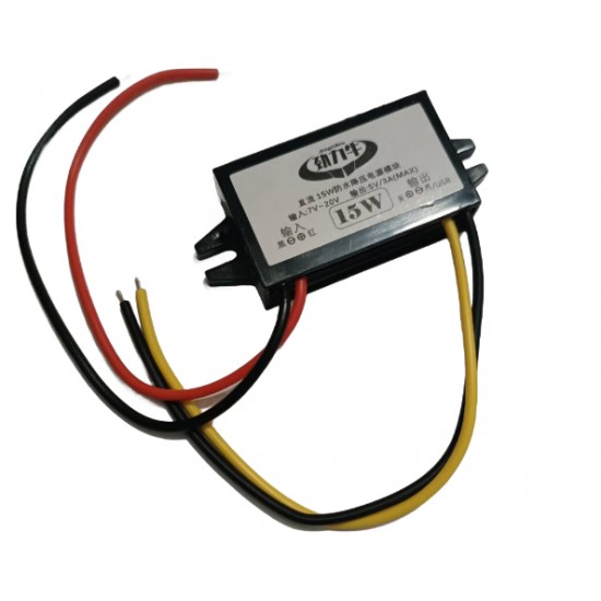 ขาย Step Down แปลง 12V เป็น 5V 3A 15W ราคา 80.00 บาท ในไทย