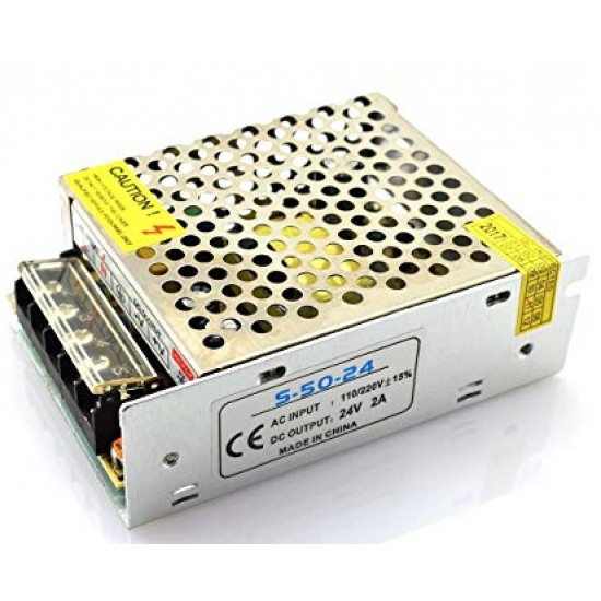 ขาย Switching Power Supply 24V 2A 48W  พาวเวอร์ซัพพลาย ราคา 190.00 บาท ในไทย