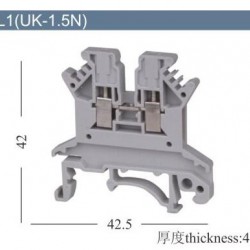 Terminal blocks UK-1.5N สำหรับเดินตู้คอนโทรล