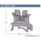 ขาย Terminal blocks UK-1.5N สำหรับเดินตู้คอนโทรล ราคา 12.00 บาท ในไทย