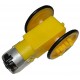 ขาย ล้อยาง ( smart car wheel  ) รุ่น 410 ใช้กับ TT Motor ได้  ราคา 4.00 บาท ในไทย