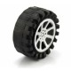 ขาย ล้อรถ พลาสติก สำหรับ smart car robot 2.9x47mm ราคา 7.00 บาท ในไทย