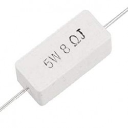 Resistor 5W 8 OHM 5W8RJ
