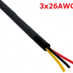 สายไฟ 3x26 AWG 3 คอร์ ราคาต่อ 1 เมตร