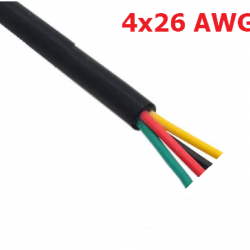 สายไฟ 4x26 AWG 4 คอร์ ราคาต่อ 1 เมตร