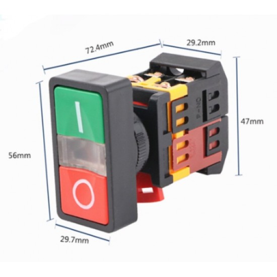 ขาย Button ON/OFF , START STOP , PPBB-30N  600V 10A Ø30mm ราคา 85.00 บาท ในไทย