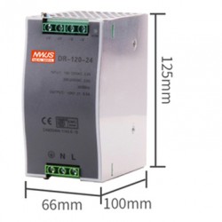 power supply DIN ใส่รางได้  24V 5A  DR-120-24