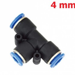FITTING ข้อต่อลมสามทางตัว T ขนาด 4MM WPE4
