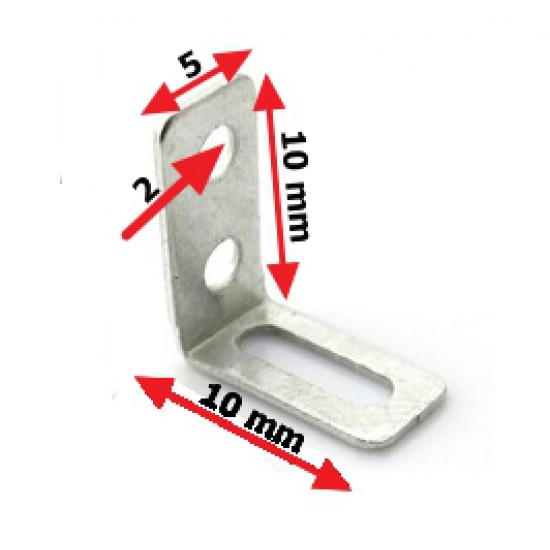 ขาย เหล็กฉากตัว L 5x10x0.5mm ราคา 3.00 บาท ในไทย