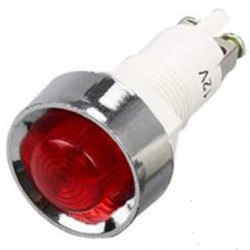 หลอดไฟแสดงสถานะ LAMP PL13.5 สีแดง