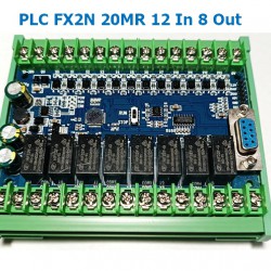PLC FX2N 20MR 12 In 8 Out พร้อมฐาน