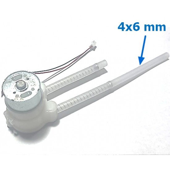 ขาย ปั้มโดส 5V ขนาดท่อ 4x6mm pump 500ml/นาที pump 500ml/นาที pump ราคา 90.00 บาท ในไทย