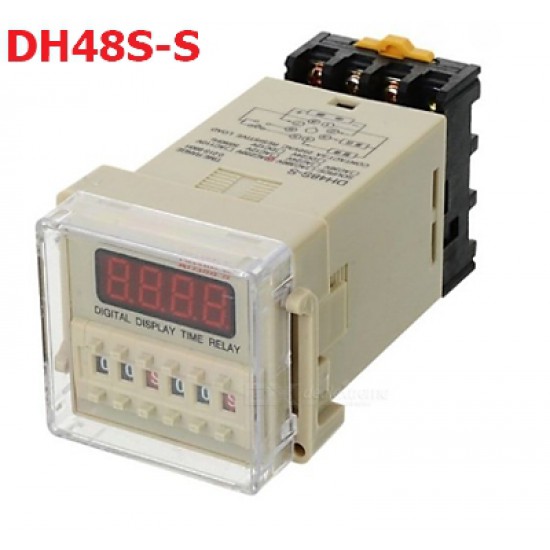 ขาย Timer DH48S-S (ตั้งเวลา 2 ช่อง) 220V ราคา 280.00 บาท ในไทย