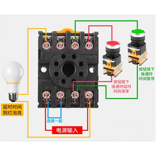 ขาย Timer DH48S-S (ตั้งเวลา 2 ช่อง) 220V ราคา 280.00 บาท ในไทย
