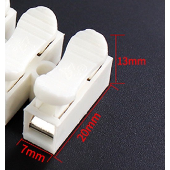 ขาย คอนเน็คเตอร์ ข้อต่อสายไฟแบบรวดเร็ว 250V 10A ราคา 3.00 บาท ในไทย