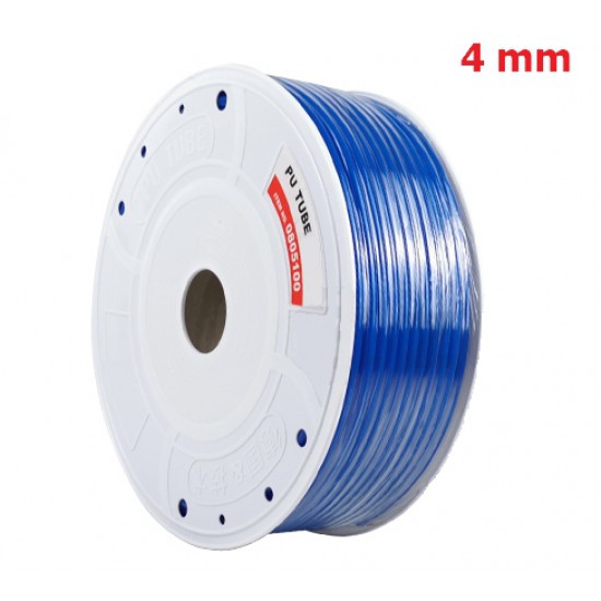 ขาย สายลม ท่อลม PU ขนาด 4 mm (4x2.5) สีฟ้า ราคาต่อ 1 เมตร ราคา 6.00 บาท ในไทย