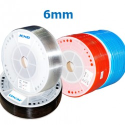 สายลม ท่อลม PU ขนาด 6 mm (6x4) สีฟ้า ราคาต่อ 1 เมตร