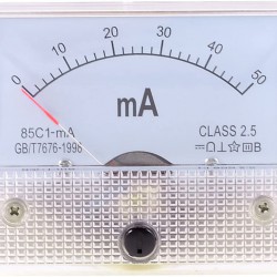 Analog Amp meter 85C1 0-50mA DC