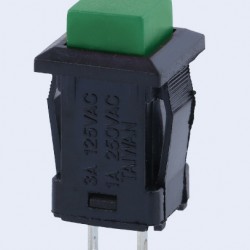 สวิตช์ปุ่มกด button switch DS-429 กดติด กดดับ สีเขียว