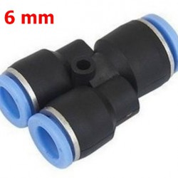 Fitting (ฟิตติ้ง) ข้อต่อลมสามทาง ตัว Y 6 mm นิวเมติกส์ (PY6)