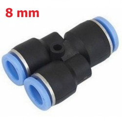 Fitting (ฟิตติ้ง) ข้อต่อลมสามทาง ตัว Y 8 mm นิวเมติกส์ (PY8)