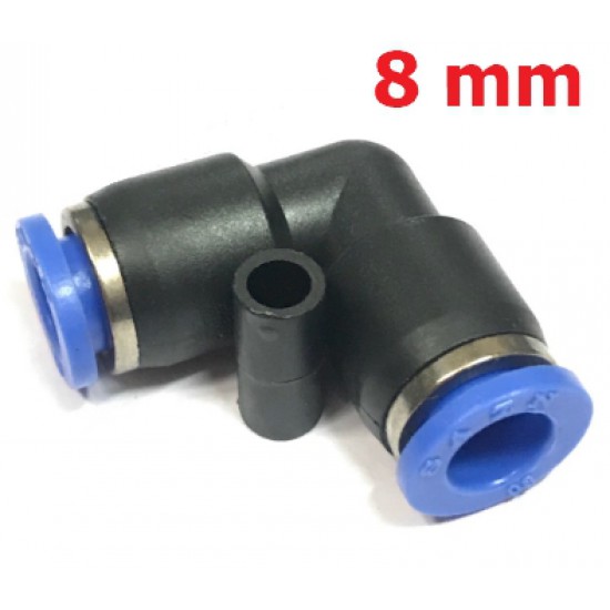 ขาย fitting PV8 ข้อต่อลม ข้องอ L 8mm(มิล) ราคา 10.00 บาท ในไทย