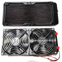 รังผึ้ง 12x28CM พร้อม พัดลม ระบายความร้อนด้วยน้ำ สำหรับแผ่นเพียลเทียร์