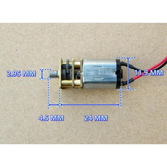 ขาย Motor Gear Ga12-n20 (มอเตอร์เกียร์) ราคา 85.00 บาท ในไทย