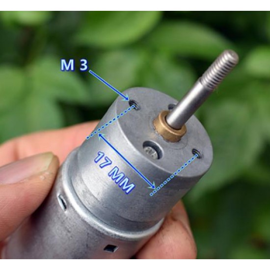 ขาย มอเตอร์เกียร์ Motor Gear  ZGA25B-385 1:20 เฟืองโลหะ ราคา 150.00 บาท ในไทย