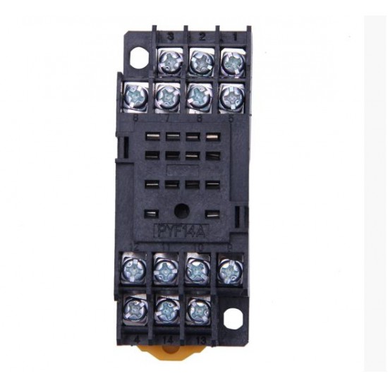 ขาย Socket Relay PYF14A สำหรับ Relay MY4 , HH54P ราคา 35.00 บาท ในไทย