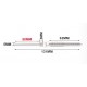 ขาย เทอร์โมคัปเปิล Type K M8 ยาว 3 เมตร Probe 50mm ราคา 150.00 บาท ในไทย