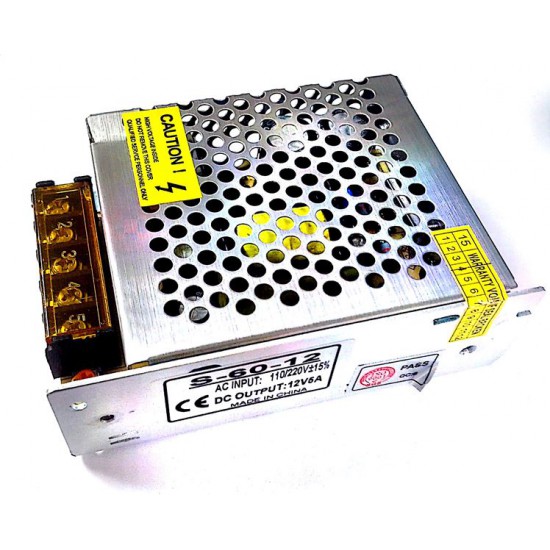 ขาย SWITCHING POWER SUPPLY 12VDC 5A 120W ราคา 250.00 บาท ในไทย